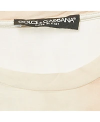 Pre-Owned Dolce & Gabbana Women's Bull Rider Print Cotton Blend Top