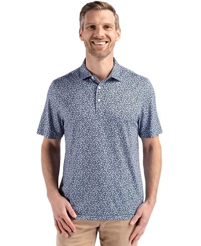 Cutter & Buck Men's Pike Eco Flora Print Recycled Polo