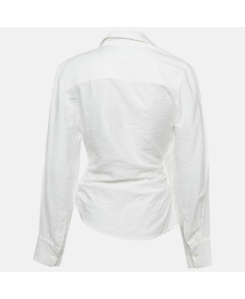 Pre-Owned Jacquemus Women's Viscose Tie-Up Detail Le Raphia Blouse