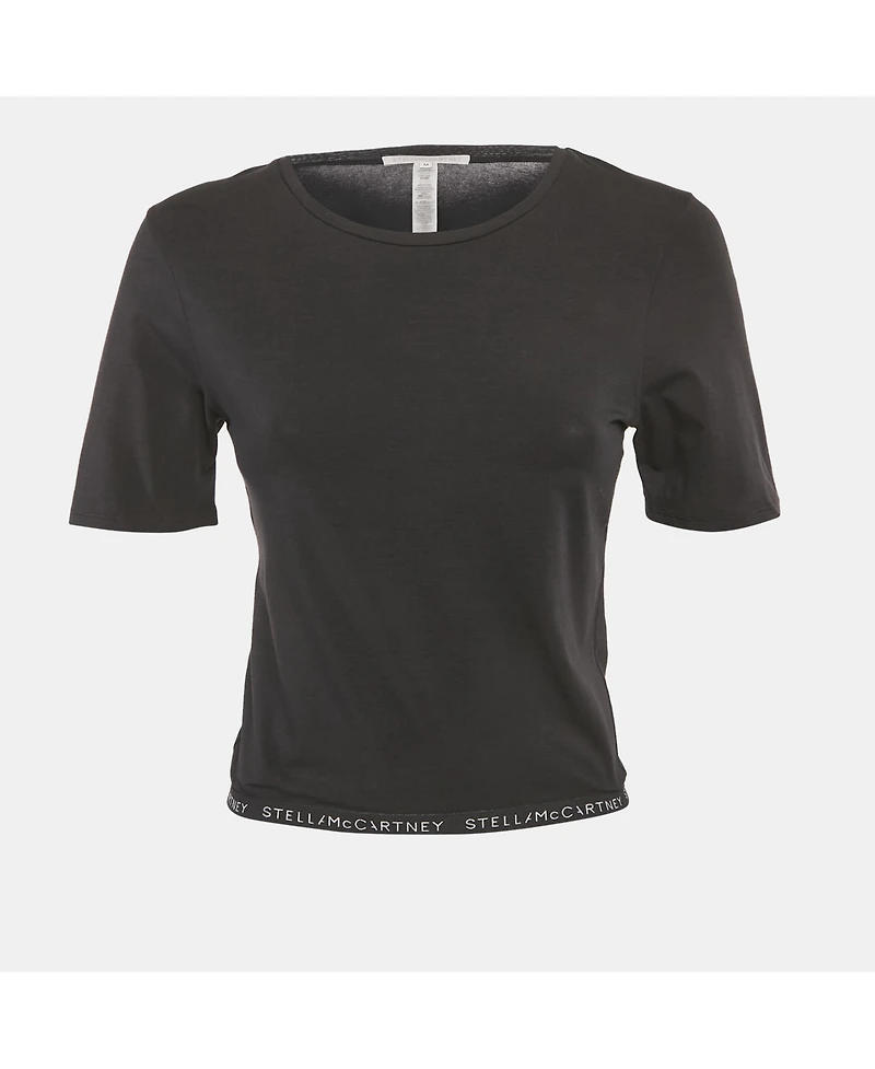 Pre-Owned Stella Mccartney Women's Logo Band Jersey T-Shirt