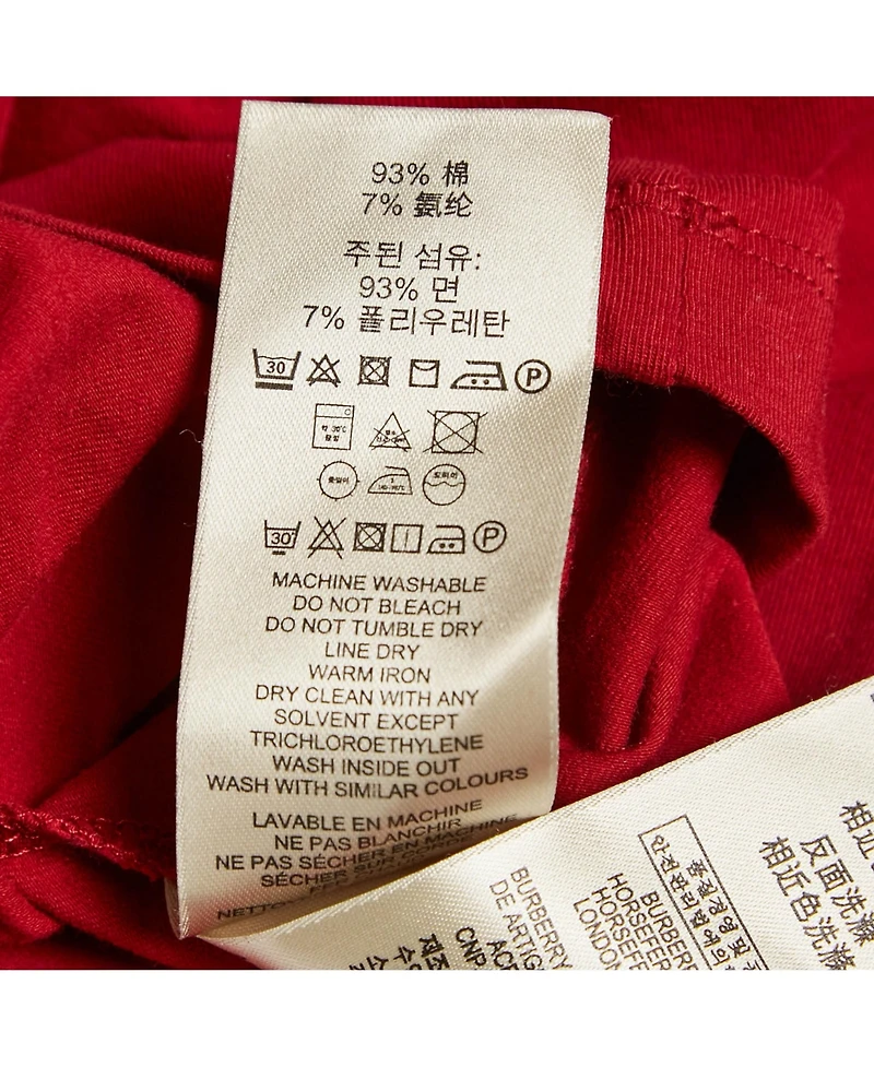 Pre-Owned Burberry Women's Brit Jersey Crewneck T-Shirt