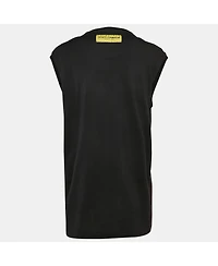 Pre-Owned Dolce & Gabbana Women's Black Dgcool Print Jersey Sleeveless T-Shirt