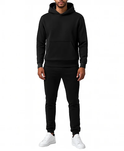 Galaxy By Harvic Men's Pull-On Hoodie and Sweatpants Set, 2-Piece