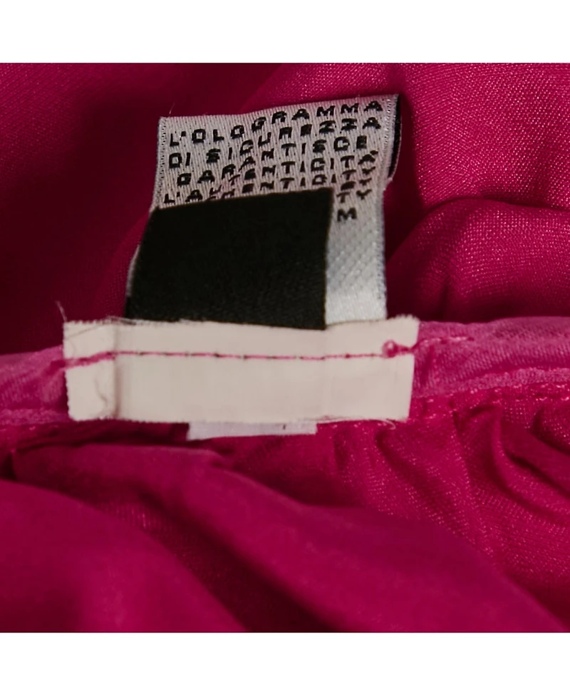 Pre-Owned Dolce & Gabbana Women's Pink Satin Ruched Halter Neck Top