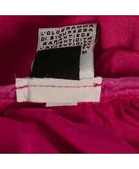 Pre-Owned Dolce & Gabbana Women's Pink Satin Ruched Halter Neck Top