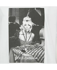 Pre-Owned Dolce & Gabbana Women's X Kim Printed Jersey T-Shirt