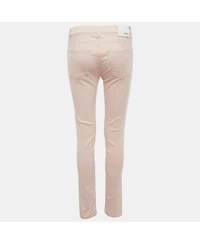 Pre-Owned Emilio Pucci Women's Pink Cotton Low Jeans