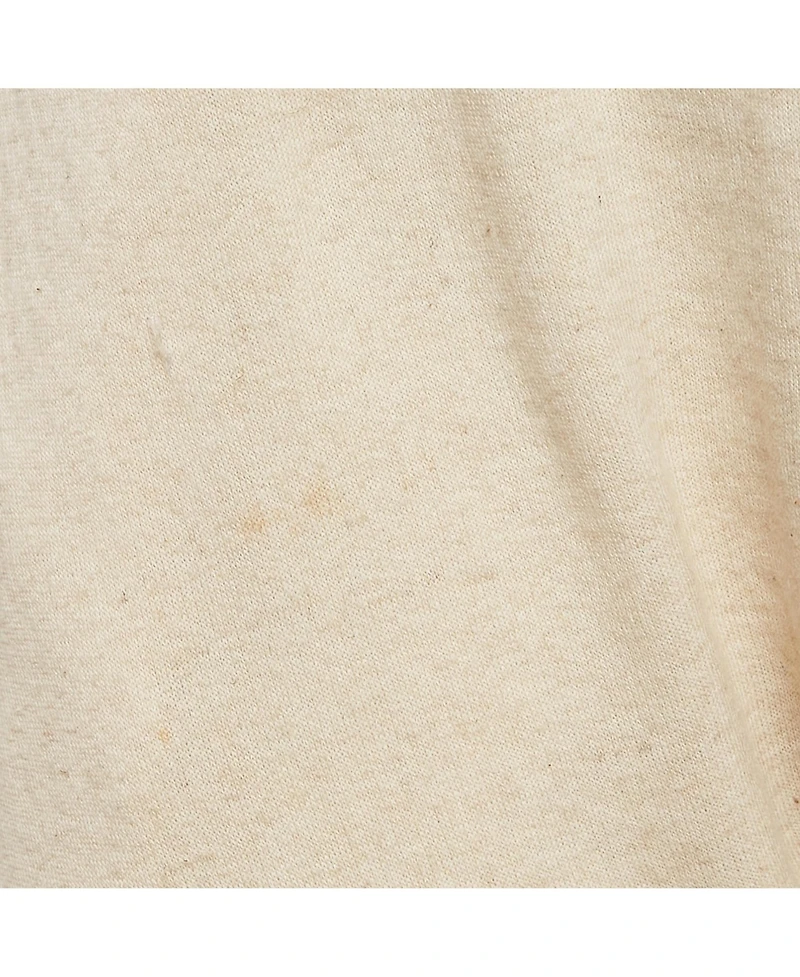 Pre-Owned Balmain Men's Cream Cotton Paneled Knit Jogger Pants