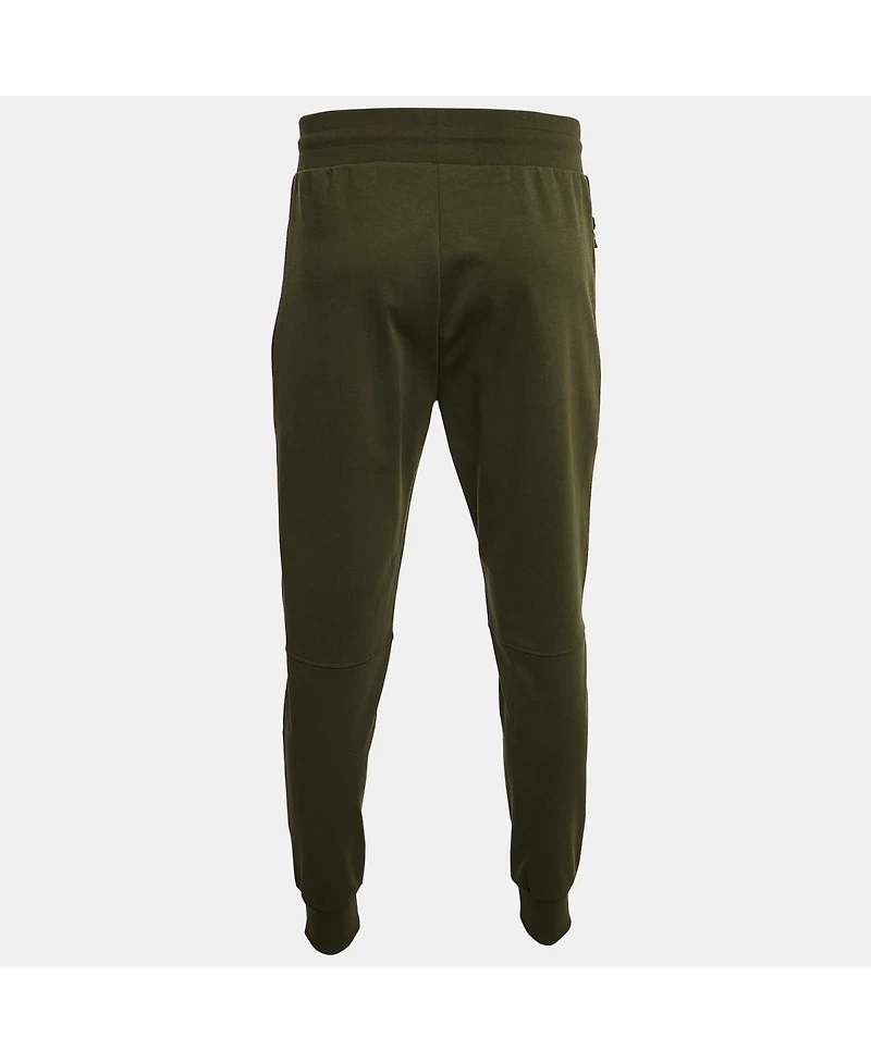 Pre-Owned Balmain Men's Green Jersey Pintuck Detail Track Pants