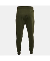 Pre-Owned Balmain Men's Green Jersey Pintuck Detail Track Pants
