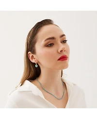 Spero London Women's Handmade Rope Braided Sterling Silver Beaded Chain Necklace