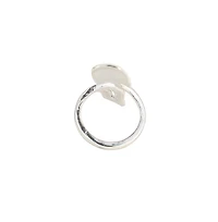 Women's The Botanic Nail Rings - Metallic Silver (Set Of 4)
