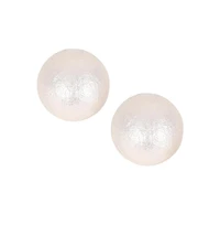 Women's The Celestrial-Orb Stud Earrings - Ivory White & California Gold