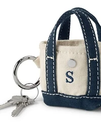 Lands End Pre Monogrammed Letter Micro Canvas Tote