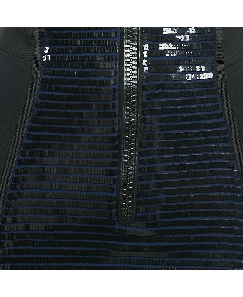 Pre-Owned Emilio Pucci Women's Black Embellished Mini Bodycon Skirt