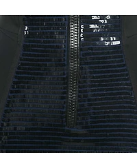 Pre-Owned Emilio Pucci Women's Black Embellished Mini Bodycon Skirt