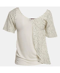 Pre-Owned Stella Mccartney Women's Silk & Knit Layered Top