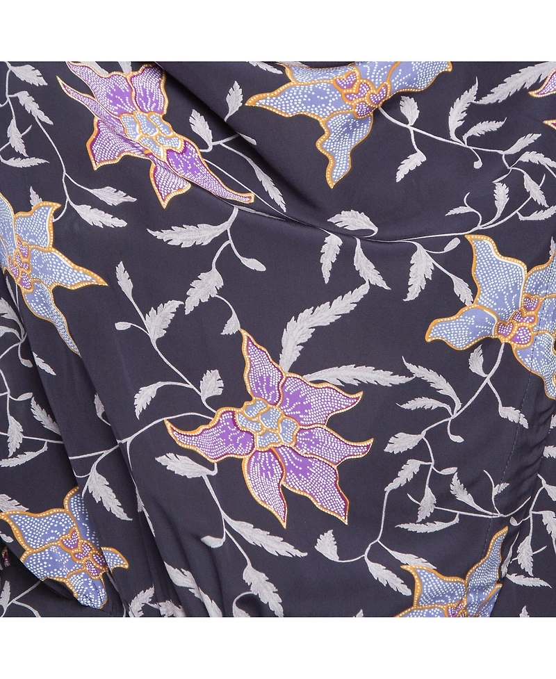 Pre-Owned Isabel Marant Women's Etoile Floral Print Crepe Oxel Blouse