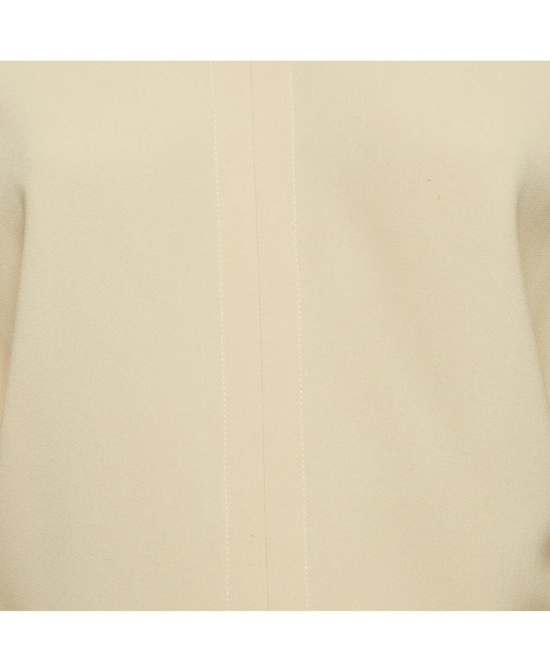 Pre-Owned Stella Mccartney Women's Cream Crepe Dolman Sleeve Top