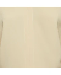 Pre-Owned Stella Mccartney Women's Cream Crepe Dolman Sleeve Top