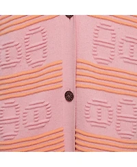 Pre-Owned Hermes Women's Pink & Orange Cashmere Knit Long Cardigan