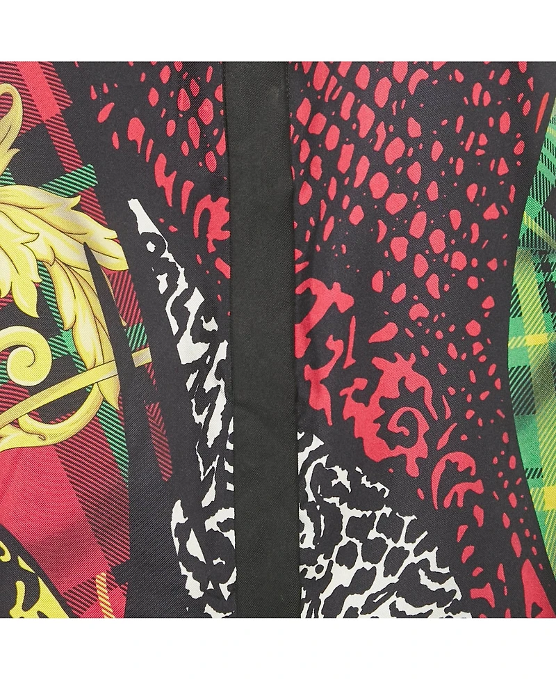 Pre-Owned Versace Women's Multicolor Printed Silk Shirt