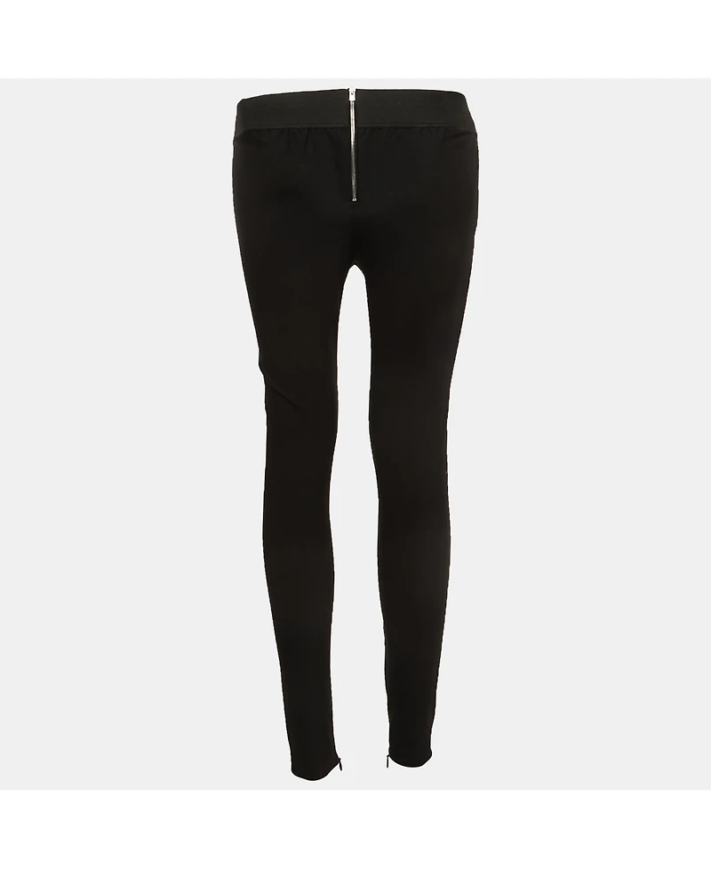 Pre-Owned Stella Mccartney Women's Black Knit Skinny Pants