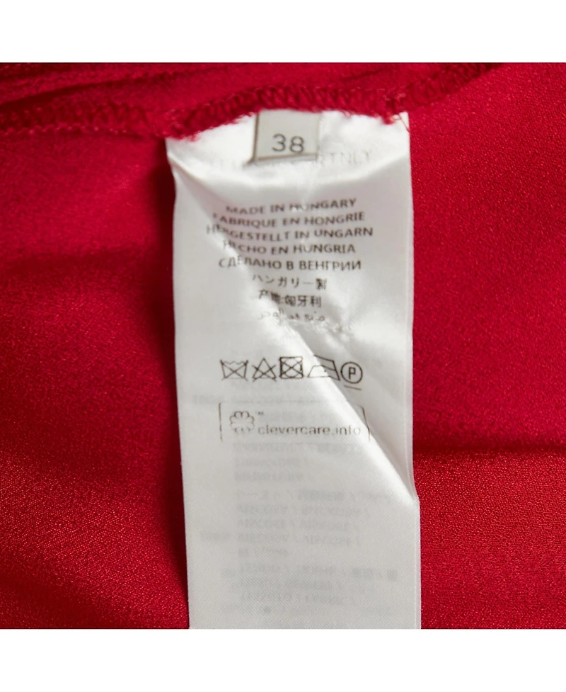 Pre-Owned Stella Mccartney Women's Satin Tassels Detail Trousers