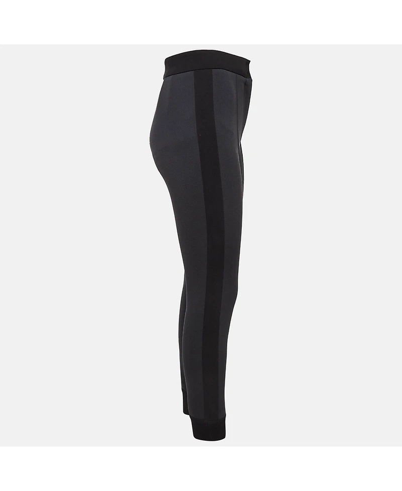 Pre-Owned Dolce & Gabbana Women's Grey Side Stripe Nylon Knit Joggers S