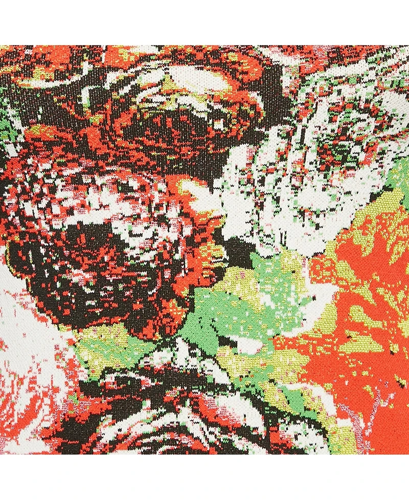 Pre-Owned Versace Women's Multicolor Jacquard Knit Sleeveless Top