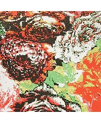 Pre-Owned Versace Women's Multicolor Jacquard Knit Sleeveless Top