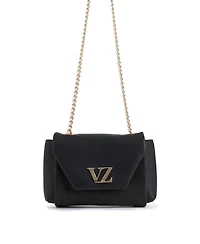 Velez Mini Lili Hands-Free Leather Bag with Metallic Chain