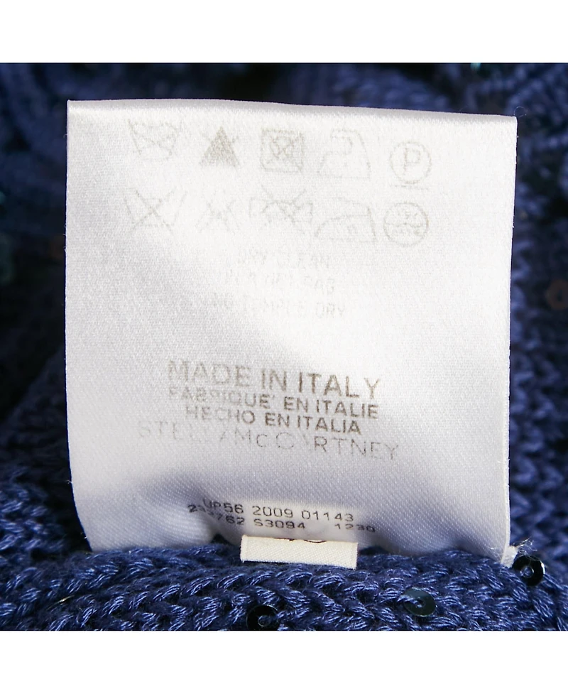 Pre-Owned Stella Mccartney Women's Sequin Cotton Knit Jogger Pants