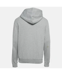 Pre-Owned Versace Women's Jeans Couture Grey Logo Applique Cotton Knit Sweatshirt