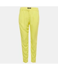 Pre-Owned Versace Women's Pre-Owned Versus Versace Crepe Pleated Trousers