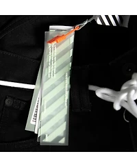 Pre-Owned Off-White Men's Black Denim Arrow Printed Jeans