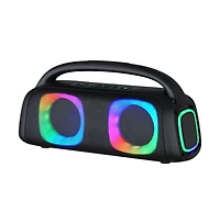 Portable Bluetooth Speaker with Rgb Light Effects and Remote Control