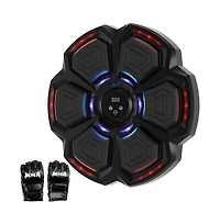 Artudatech Music Boxing Machine with 9 Speeds & Bluetooth, Led Punch Tracker for Family Fitness