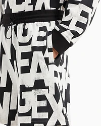 A|X Armani Exchange Men's Logo Print Drawstring Sweatshorts