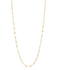 Italian Gold Mirror Chain Necklace in 10k Yellow Gold