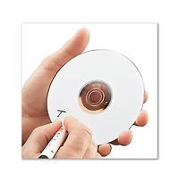 Verbatim 94712 700 Mb/80 min 52x Cd-r Recordable Disc - White (100/Pack)