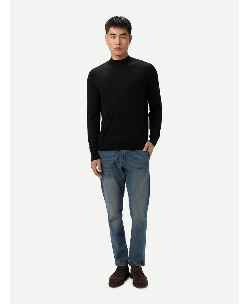 Gobi Cashmere Men's Men Silk High Neck Sweater