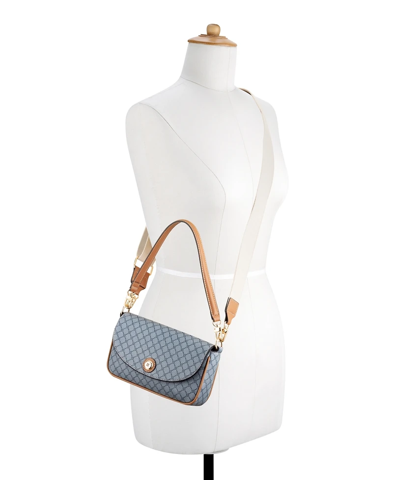 Nine West Women's Rigina Flap Shoulder Crossbody Bag
