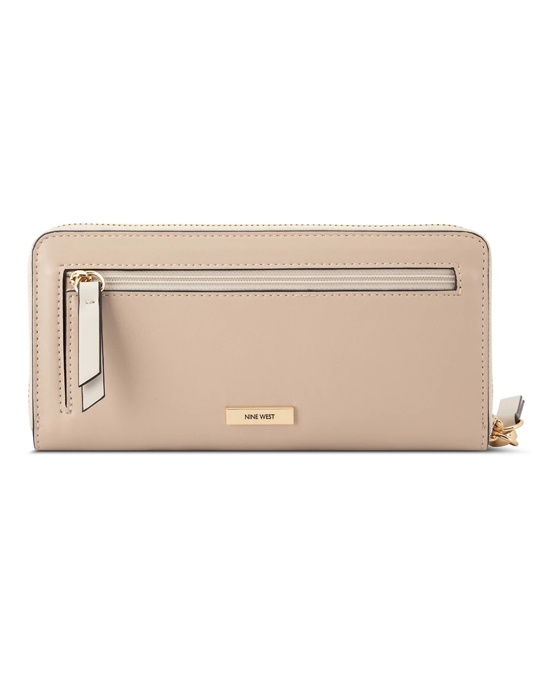 Nine West Women's Elowyn Zip Around Wristlet
