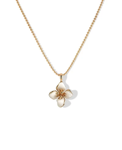 Rc Retro Chic Iris Blossom Pendant Neckalce