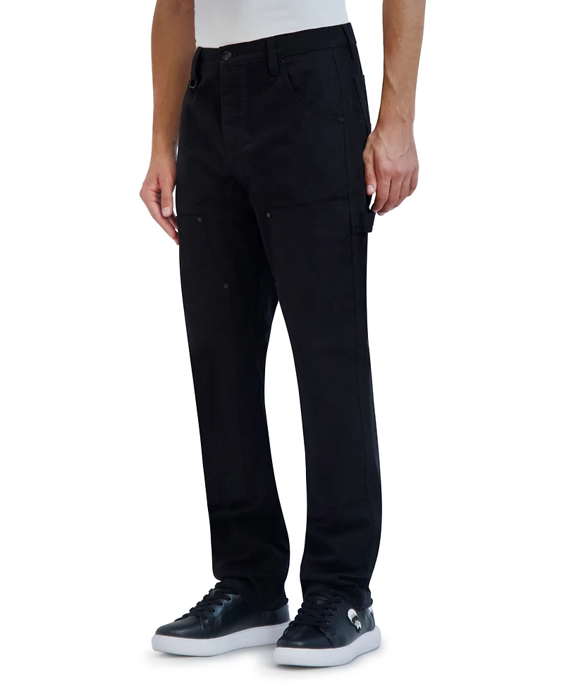 Karl Lagerfeld Paris Men's Regular-Fit Carpenter Pants