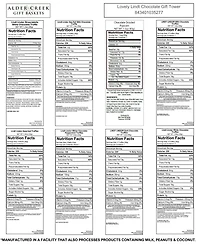 Alder Creek Gift Baskets Holiday Lovely Lindt Chocolate Gift Tower, 25 Piece Set