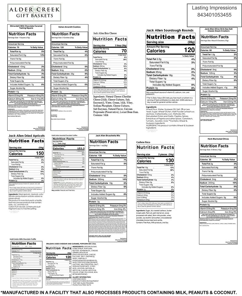 Alder Creek Gift Baskets Holiday Lasting Impressions, 15-Pc.