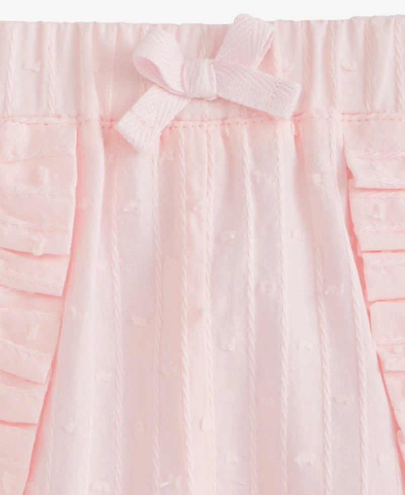 First Impressions Toddler Girls' 2T-5T Mix and Match Clip-Dot Cotton Shorts, Macy's Exclusive