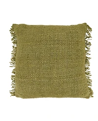 Saro Lifestyle Fringe Poly Filled Decorative Pillow, 20" x